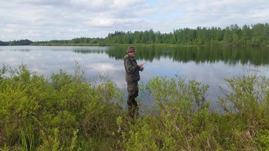 Experiência de pesca na Lapônia