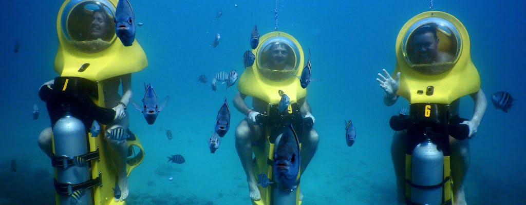 Aquafari underwater scooter tour