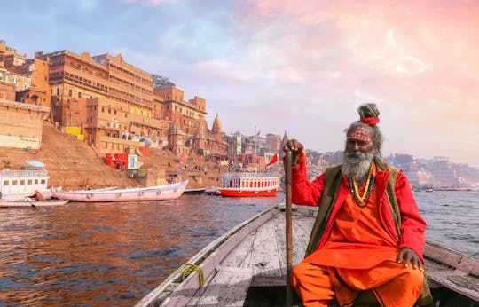 Boottocht op de rivier de Ganges