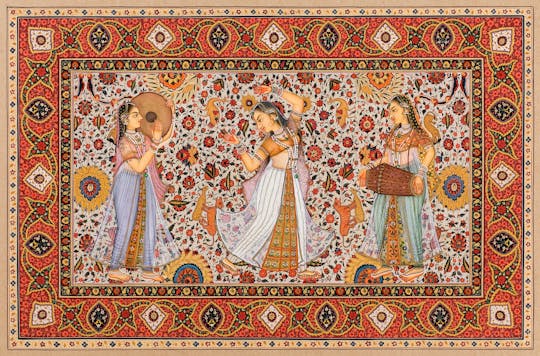 Initiation à la peinture miniature à Udaipur