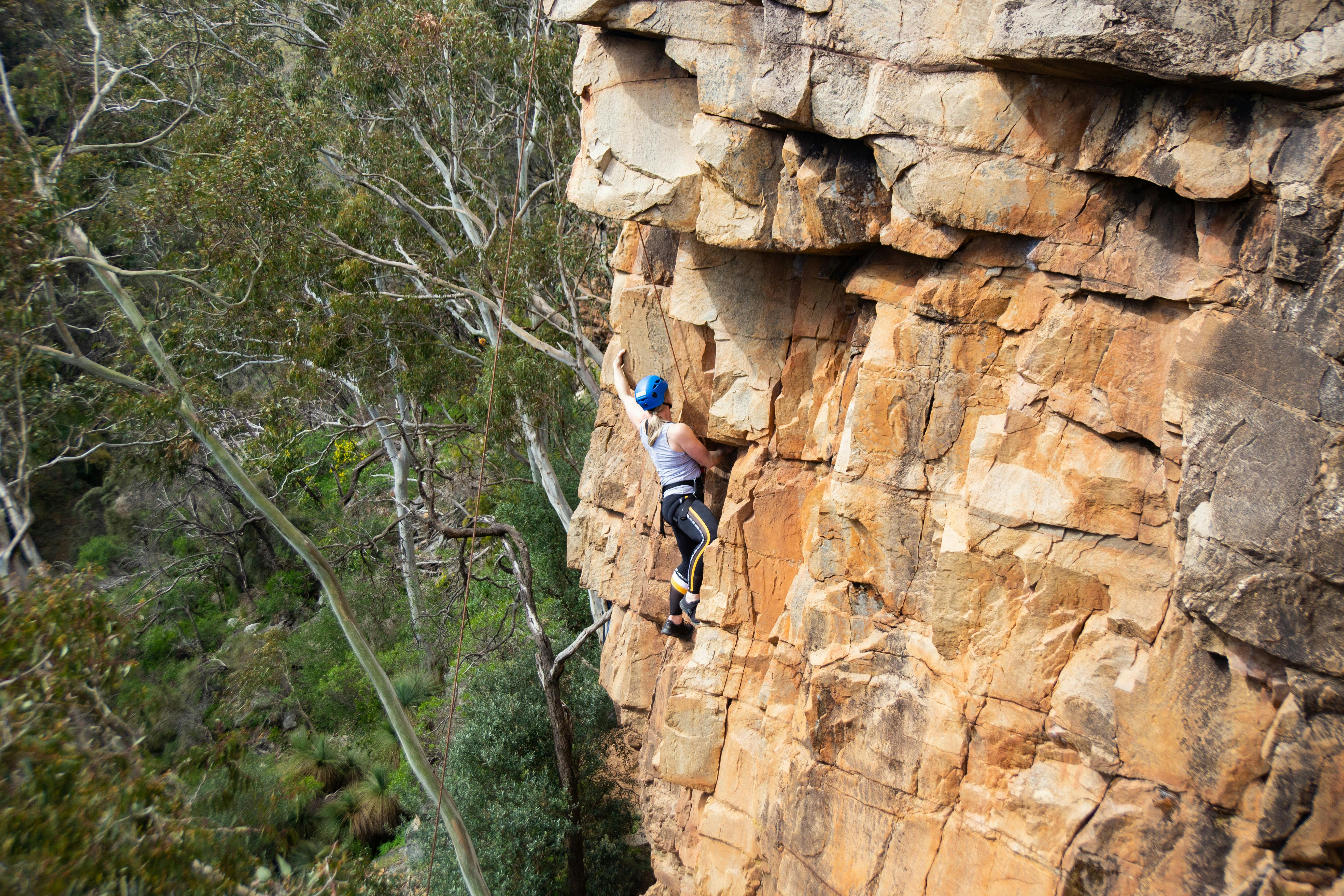 Full-day rock climbing and abseiling