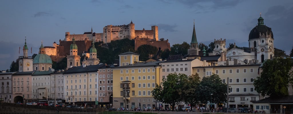 Caminhada autoguiada de descoberta em Salzburgo com a história musical de Mozart