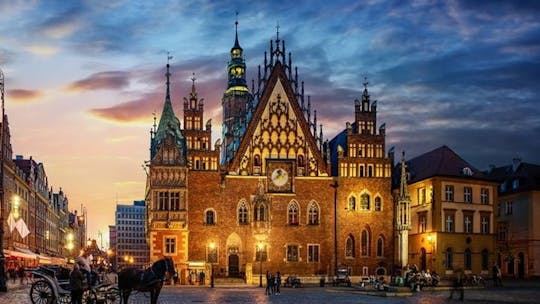 Tour de Wroclaw à noite