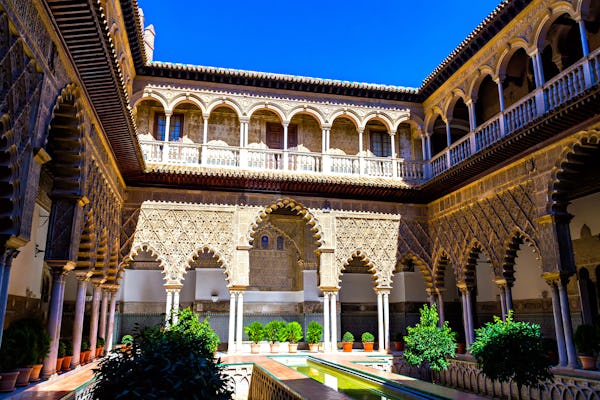 Tour privato dell'Alcázar e dei tetti di Siviglia