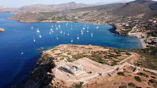 Temple of Poseidon and Cape Sounion private sunset tour with audio guide
