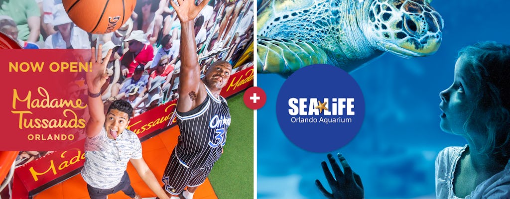 Biglietti combinati per SEA LIFE Orlando Aquarium e Madame Tussauds Orlando