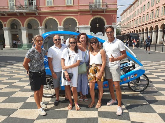A 40-minute private electric rickshaw ride in the French Riviera