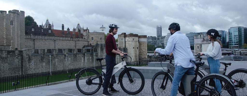 O clássico passeio da E-Bike em Londres