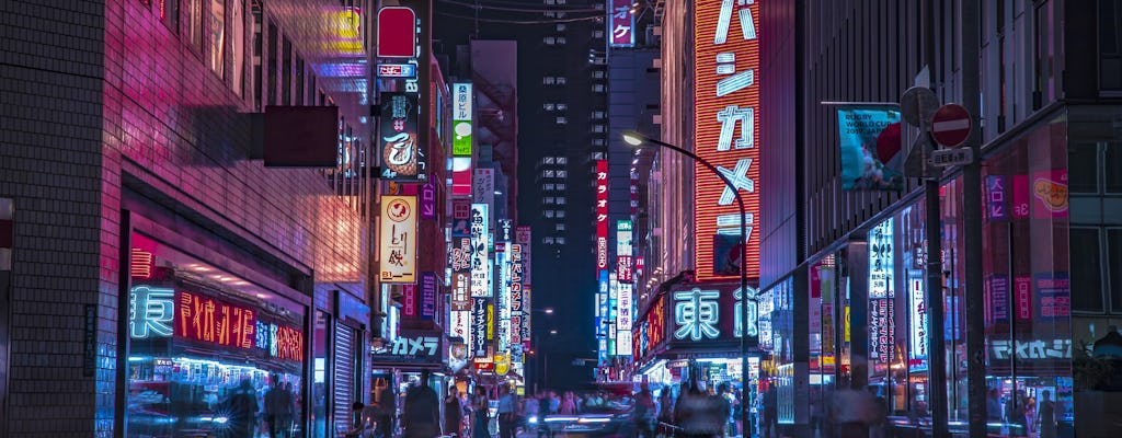 Tour fotografico di Tokyo di notte