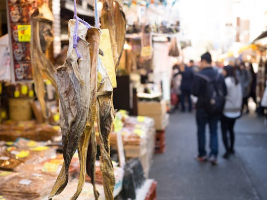 Spacer po targu rybnym Tsukiji