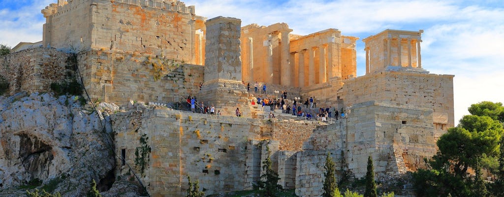 Cartão de transporte e passagens sem filas da Acrópole de Atenas
