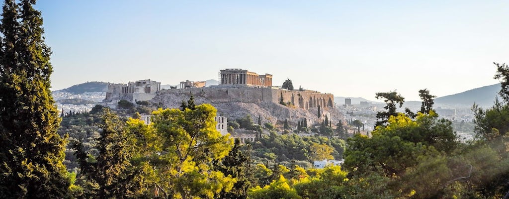 Cartão de transporte de boas-vindas em Atenas