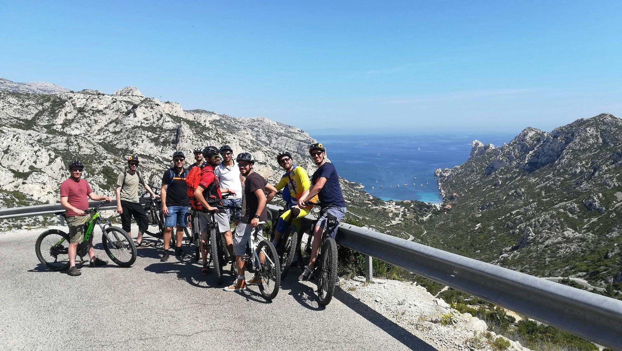 Location de vélos de route pour le Parc National des Calanques et Marseille