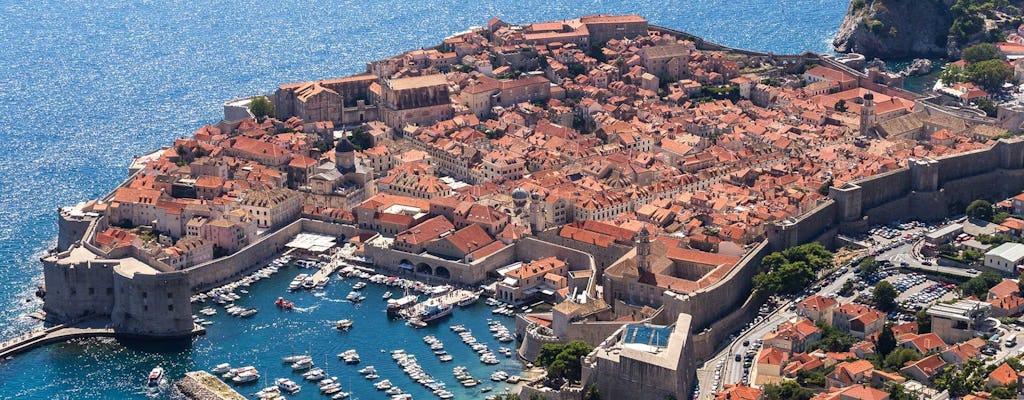 Scenic panorama driving tour in Dubrovnik