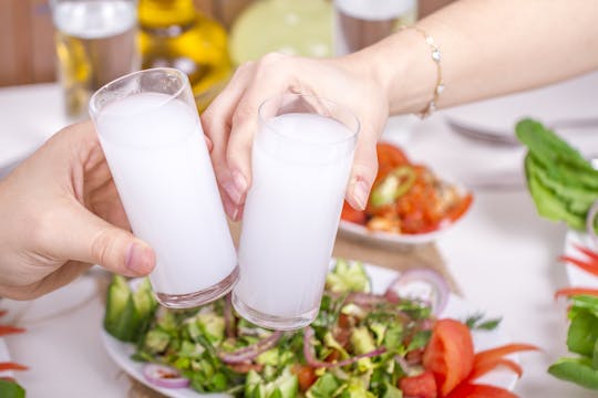 Tour a pie de comida privada griega