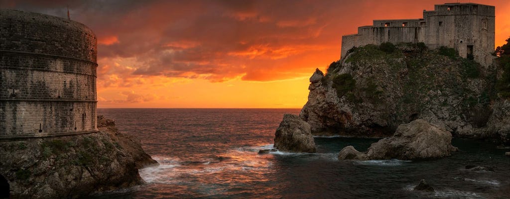Evening Old Town guided tour and panoramic drive in Dubrovnik