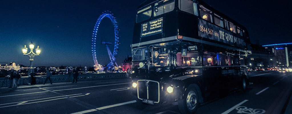 Tour de ônibus fantasma em Londres