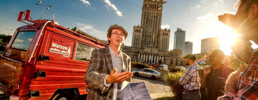 Warsaw Behind the Scenes tour by retro minibus