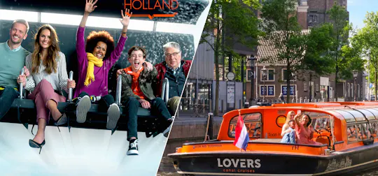 Tickets voor This is Holland en rondvaart van één uur in Amsterdam