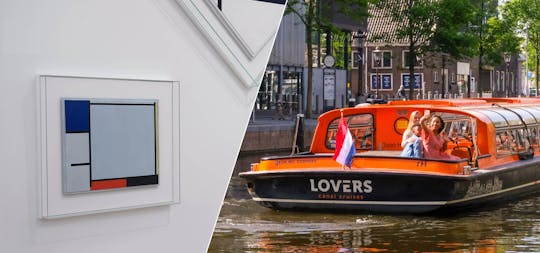 Stedelijk Museum and 1-hour Amsterdam canal cruise