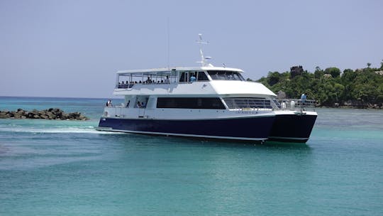 Bilhete de ferry rápido Cat Rose de e para a Ilha Praslin e a Ilha La Digue