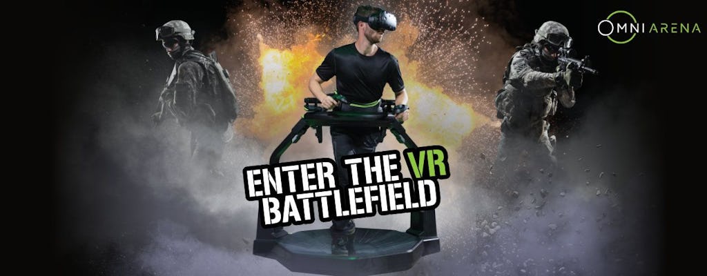 Experiência de realidade virtual Omni Arena