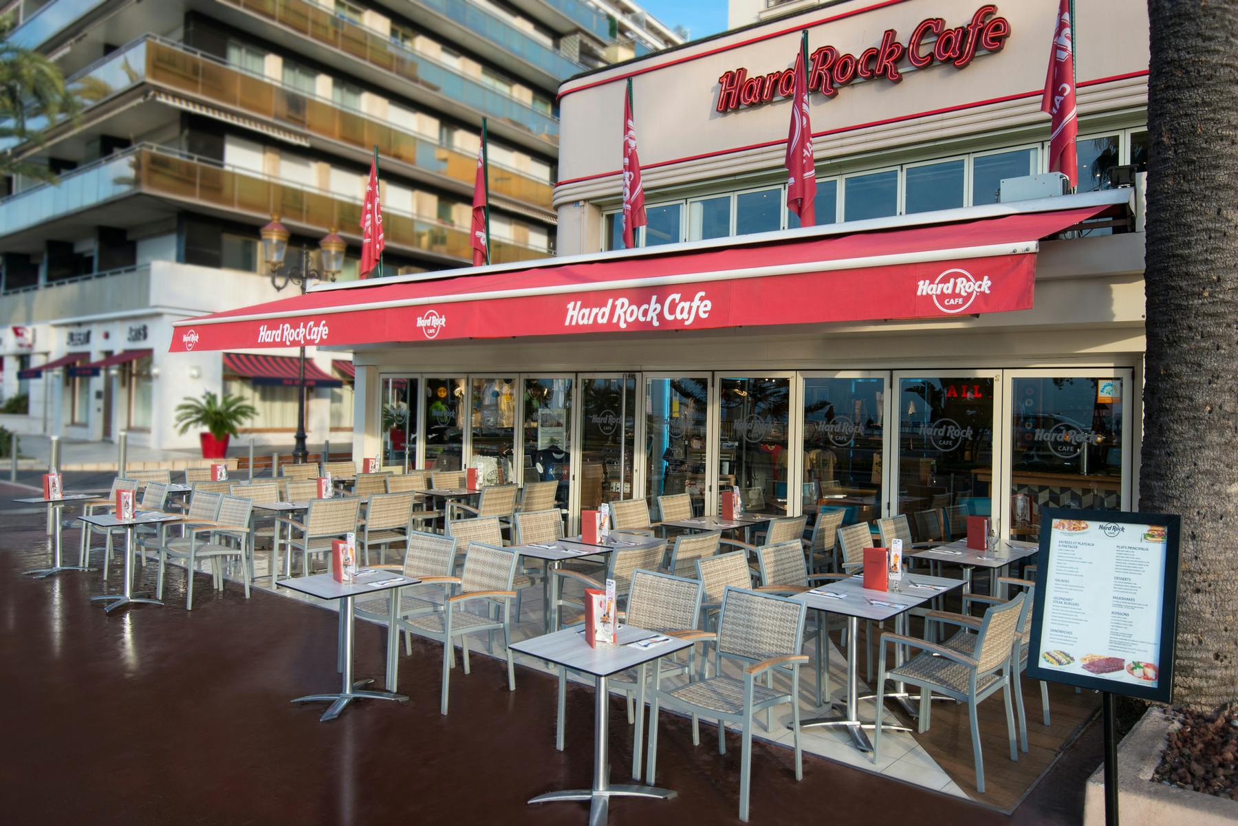 Hard Rock Cafe Nice med prioriteret siddeplads med menu