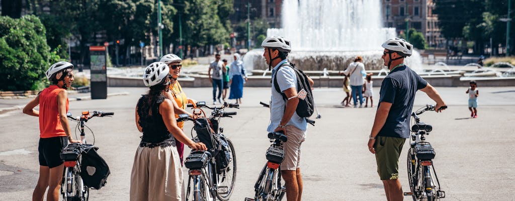 Passeio de bicicleta elétrica em Milão