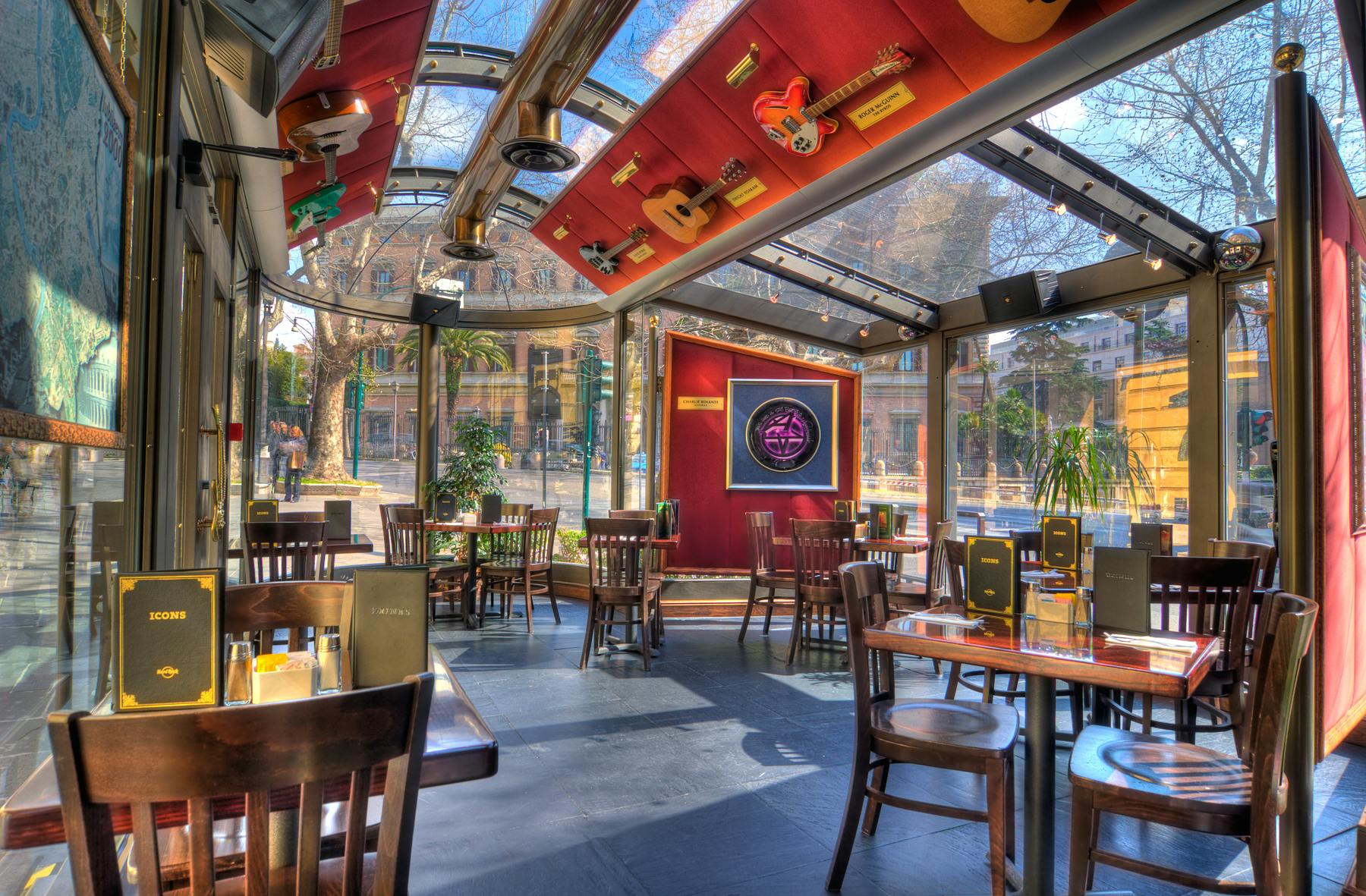 Hard Rock Cafe Rom bevorzugte Sitzplätze mit Menü