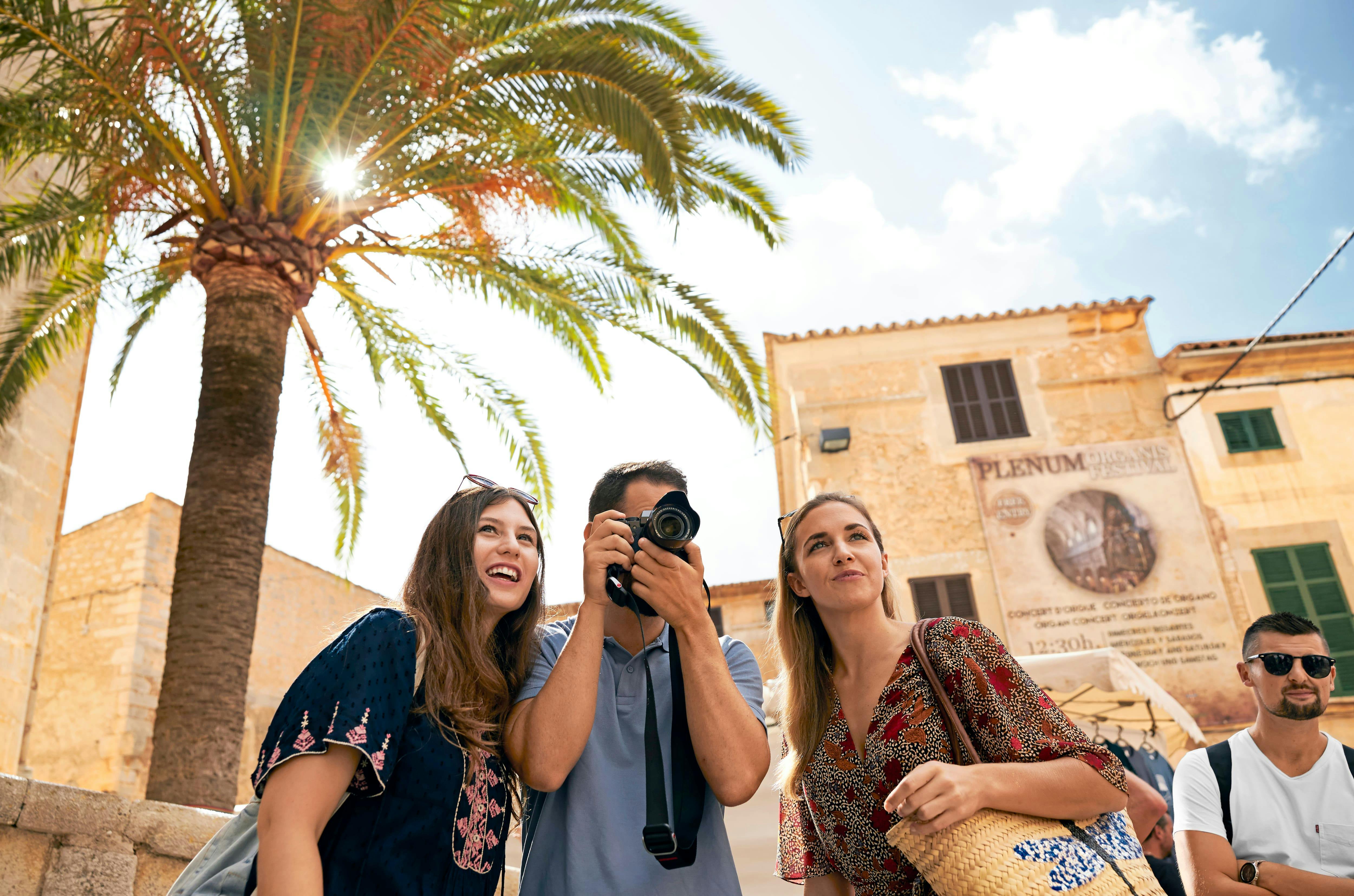 Santanyi Market, Olive Farm & Hams Caves Tour