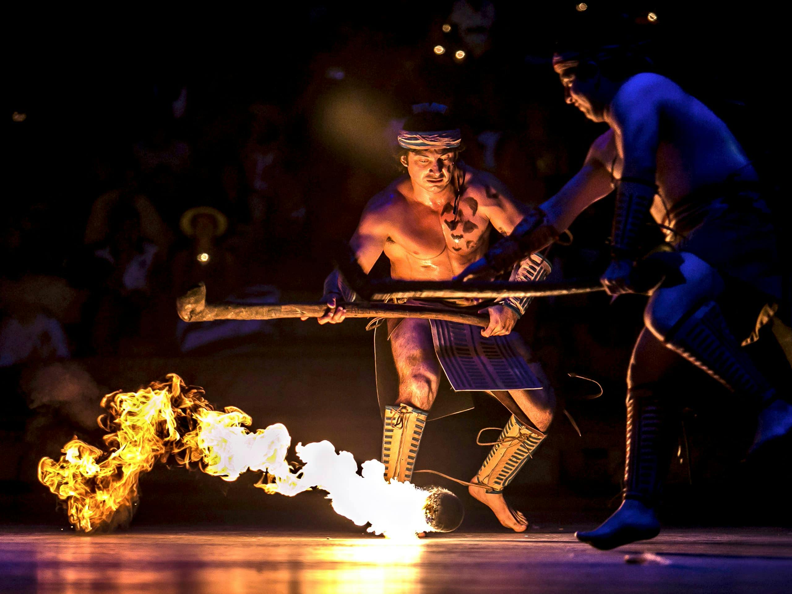 Kvällsshow på Xcaret