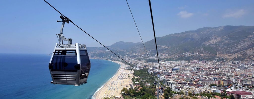 Passeio pela cidade de Alanya com passeio de teleférico