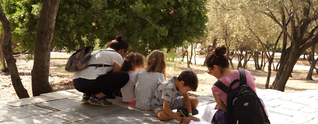 Visite privée à pied de l'Athènes antique pour les enfants de deux heures