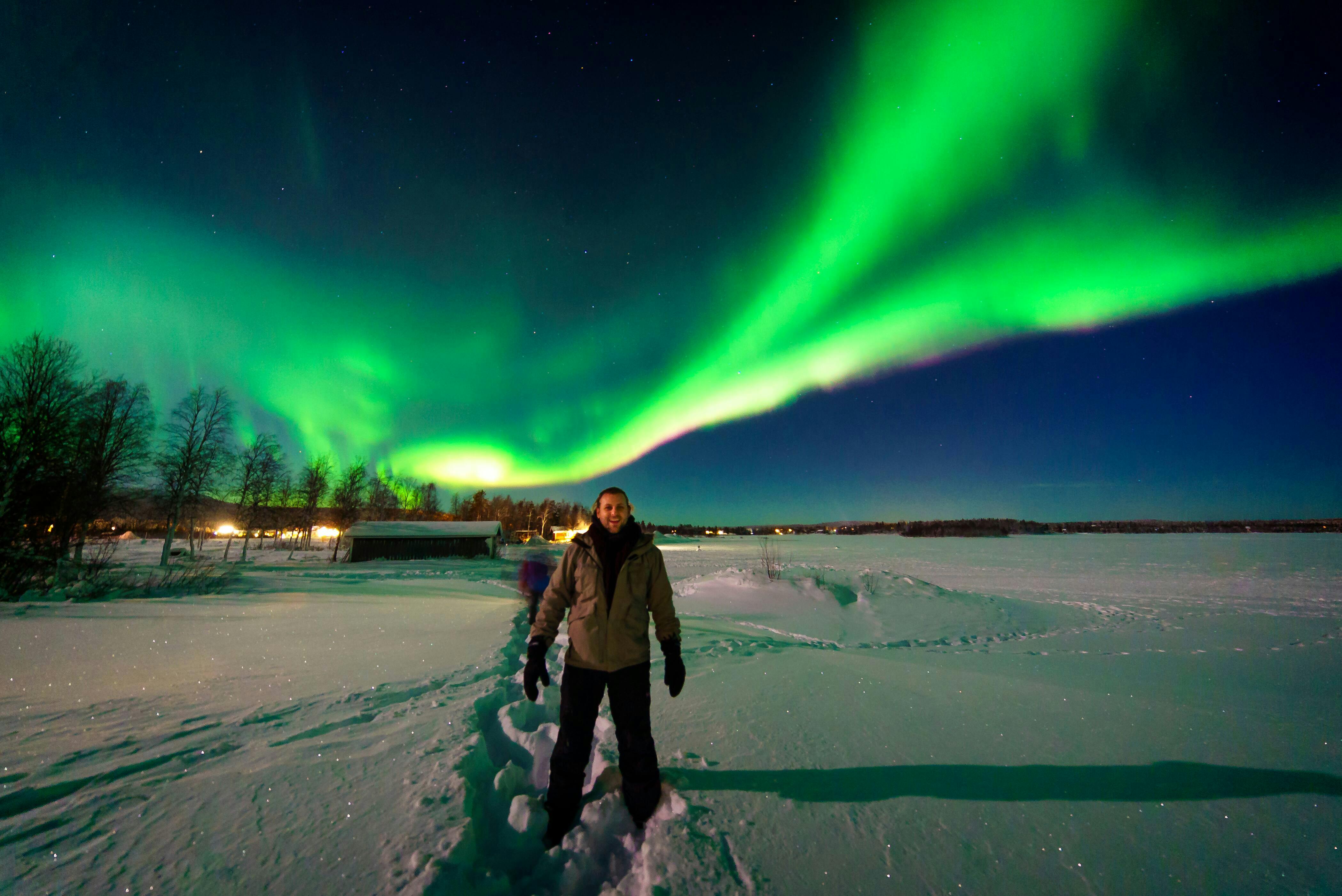 Paseo en motos de nieve Northern Lights