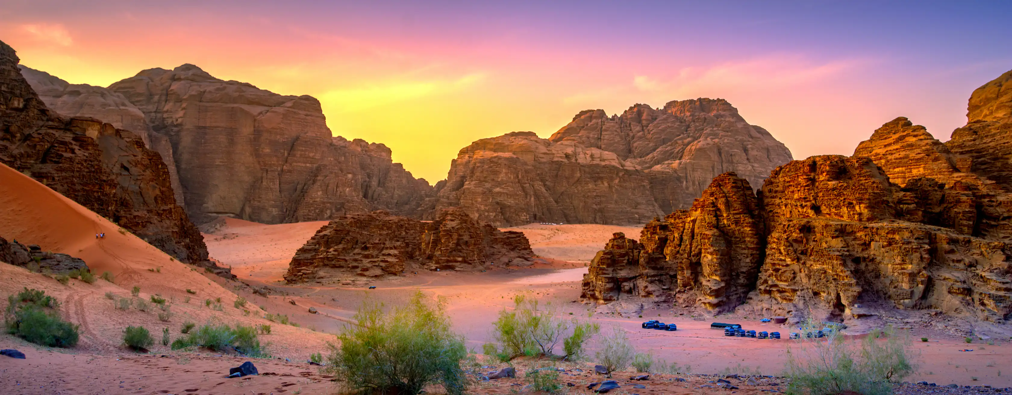 Ting at foretage sig i Wadi Rum