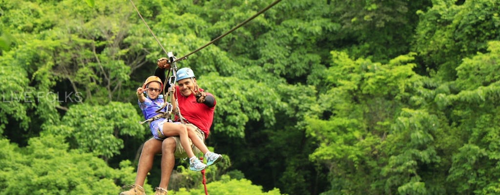 Avventura sulla zipline della Anton Valley