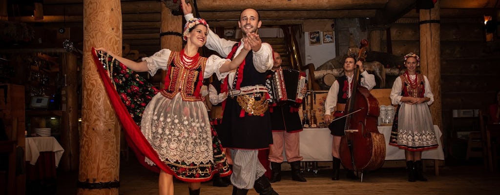 Poolse folkloristische show met diner uit Krakau
