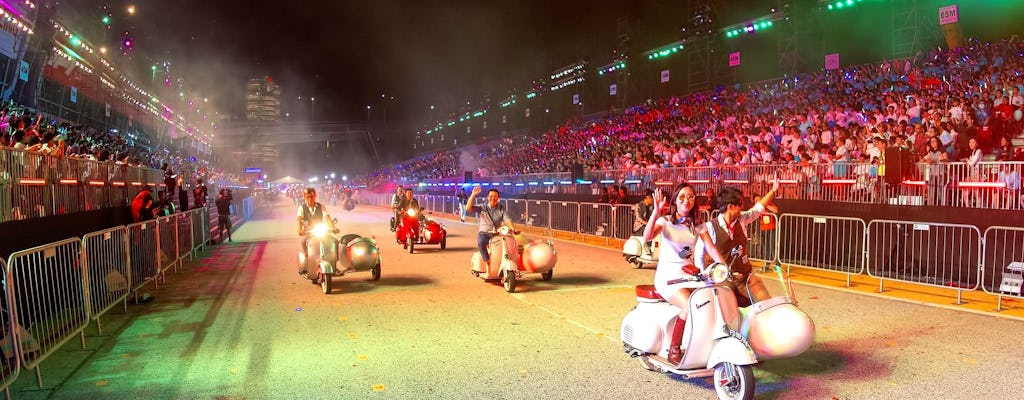 Circuit de rue de Formule 1 à Singapour en side-car