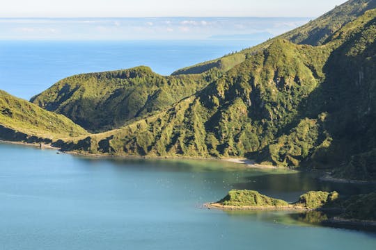Randonnée d'une demi-journée à Lagoa do Fogo