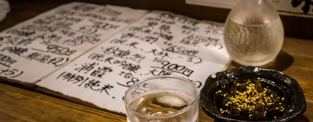 Osaka Sake tasting tour in Umeda