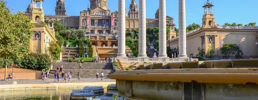 Téléphérique de Barcelone, visite du château de Montjuïc et spectacle de la fontaine magique