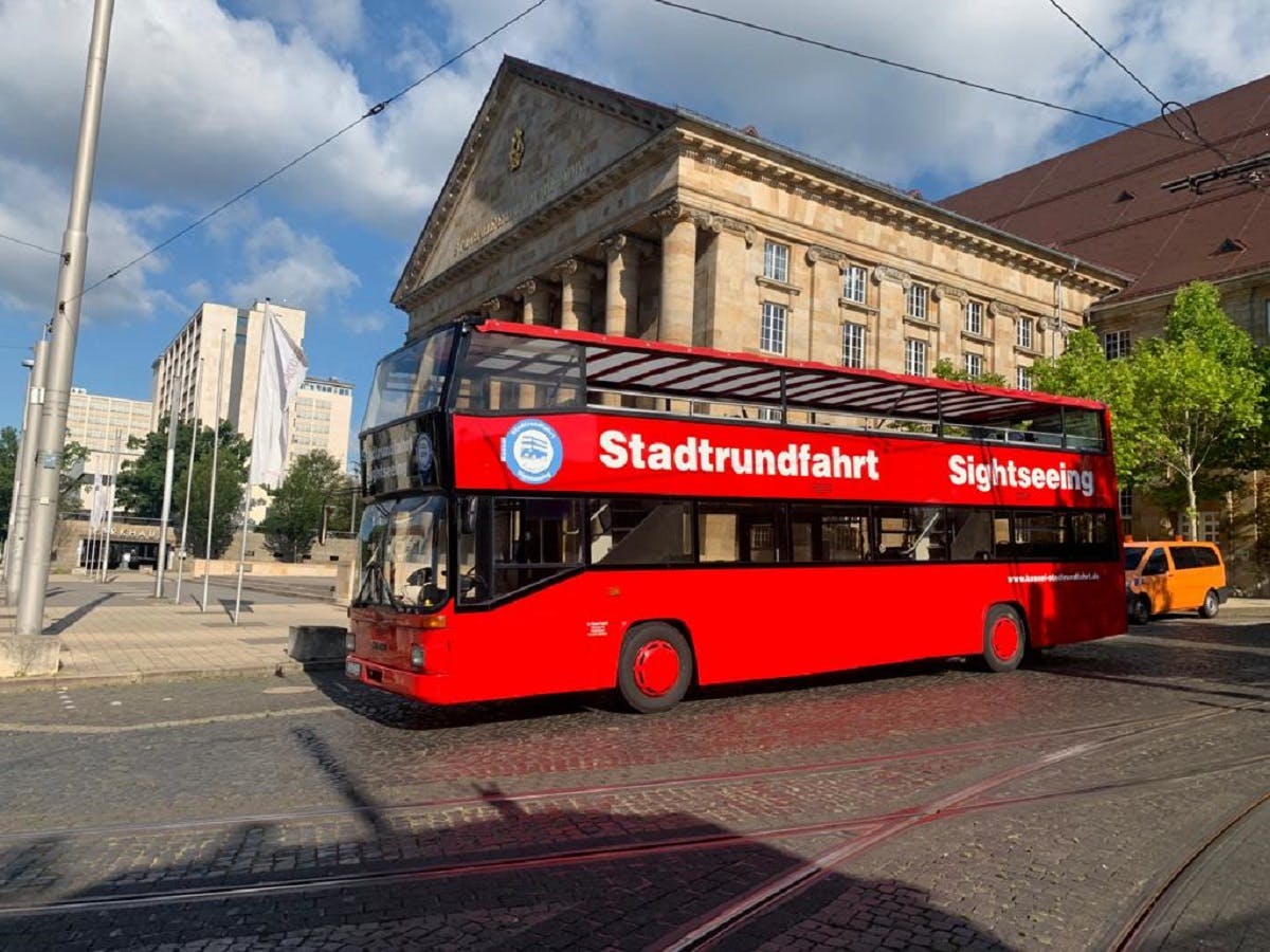 Sightseeing bus city tour Kassel