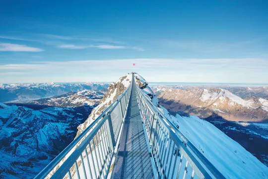 Retourtje kabelbaan ticket naar Glacier 3000