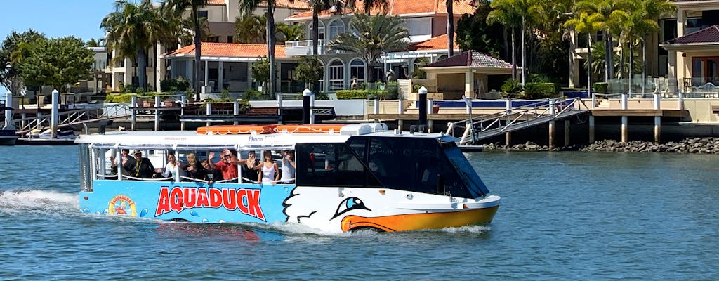 Tour della città di 1 ora della Aquaduck Sunshine Coast e crociera sul fiume