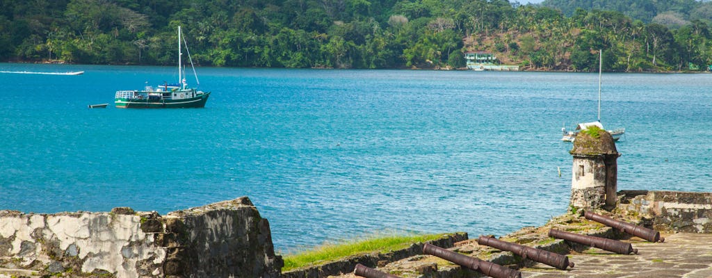 Visite de Portobelo et de la plage de sable blanc