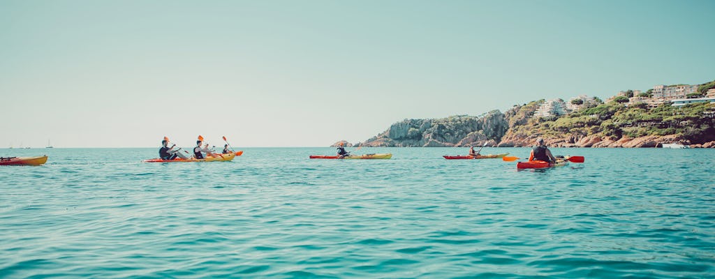 Kayak e snorkeling in Costa Brava da Barcellona