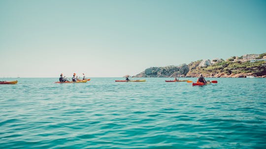 Kayaking and snorkeling in Costa Brava from Barcelona