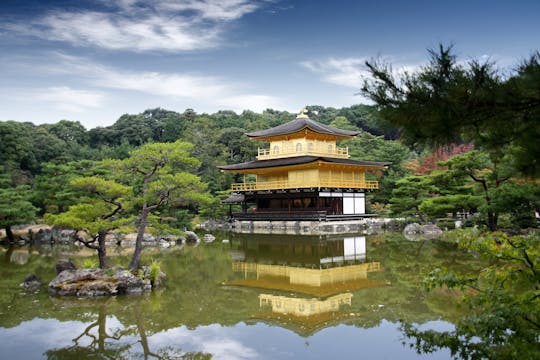 Passeio histórico de bicicleta em Kyoto com o Golden Pavilion