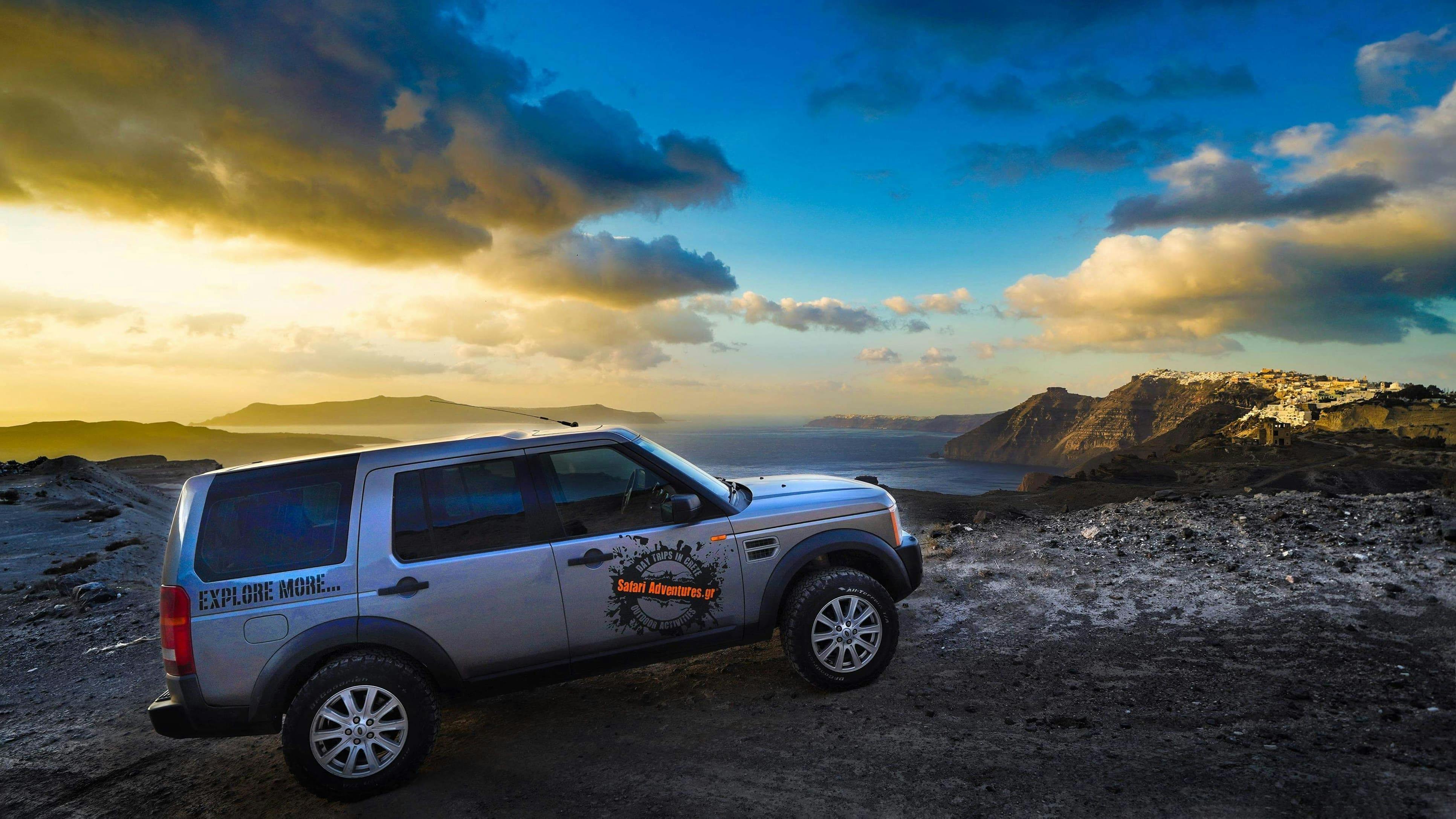 Aventure en 4x4 à Santorin