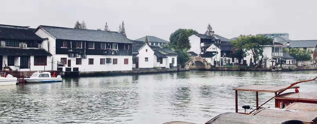 Privétour van een hele dag - de oude waterstad van Shanghai en de Huangpu-riviercruise